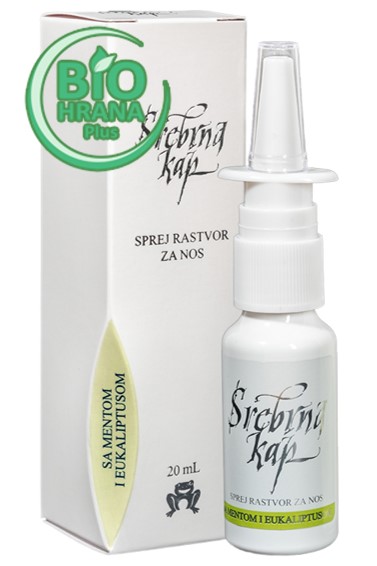 Srebrna kap - menta, eukaliptus50ml.